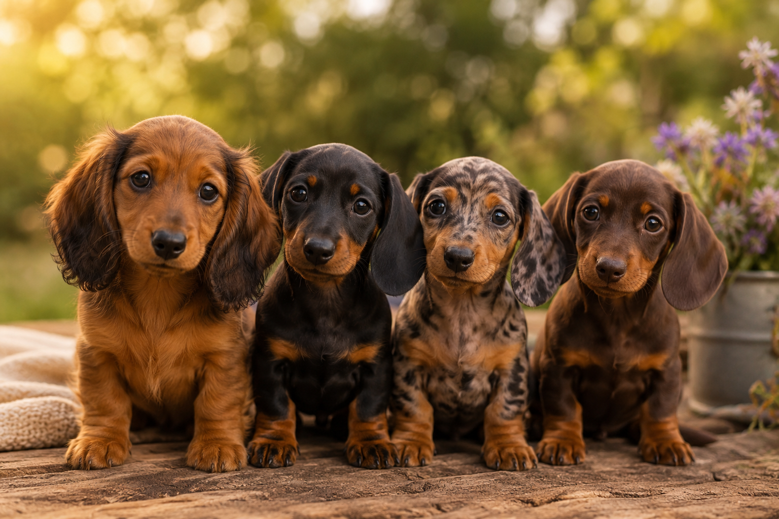 Dachshund at home with the Royal Dachshunds UK family